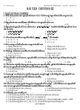 Bài tập chương III - Trắc nghiệm chương 3 hóa 10